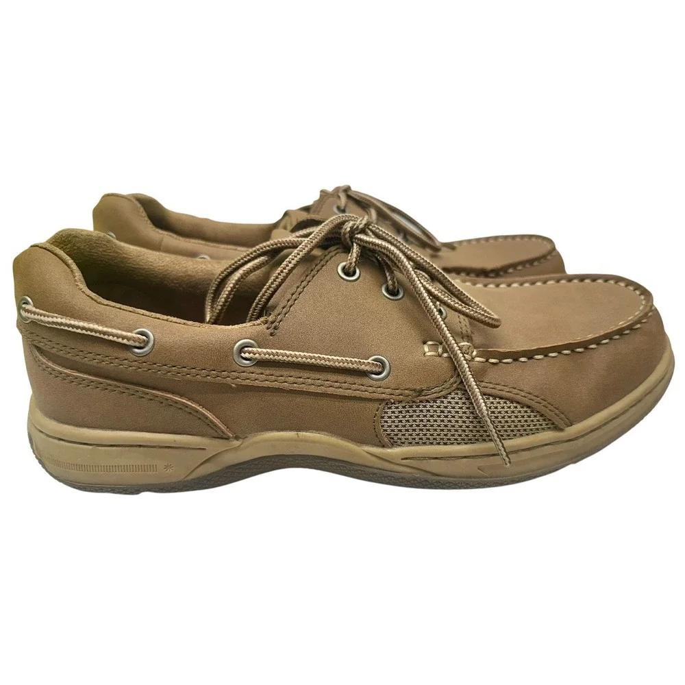 Men's Flex Step Benjamin‎ Boat Shoes Sz 10 M (0100-8006-105)